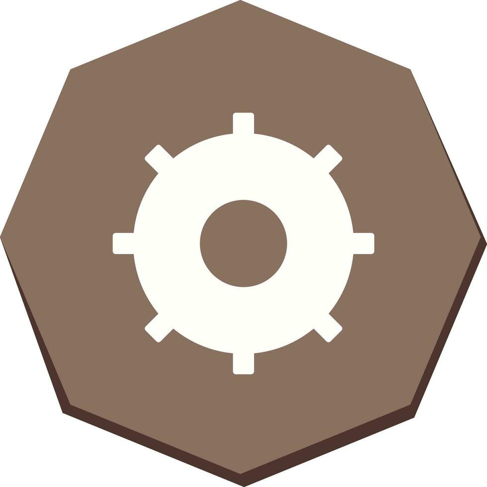 Unique Settings Vector Icon