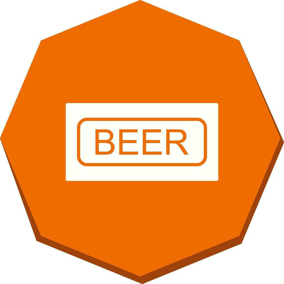 Beer Sign Vector Icon