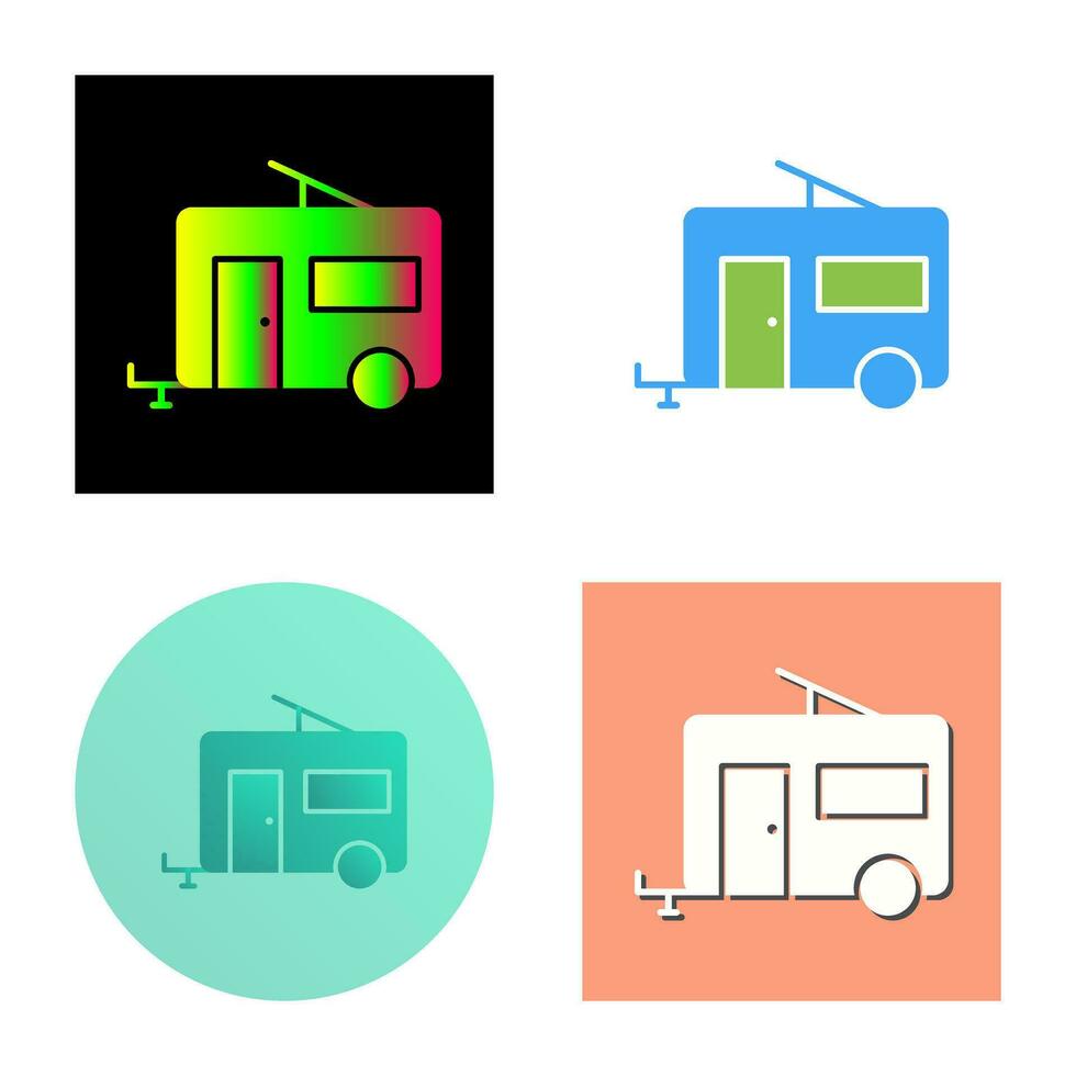 Trailer Vector Icon