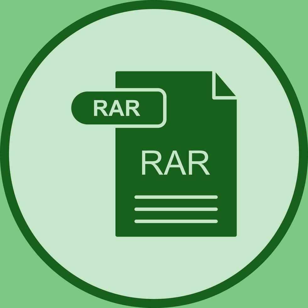 RAR Vector Icon
