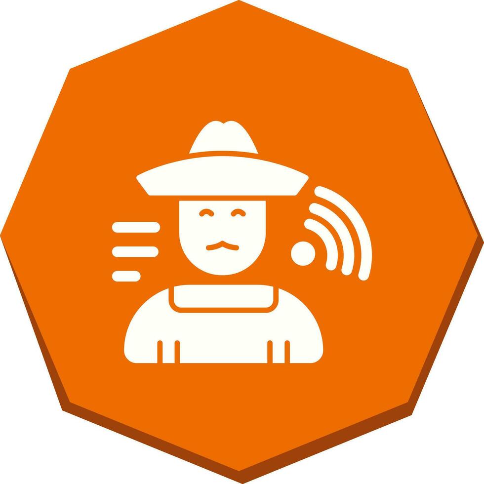 Farmer Vector Icon