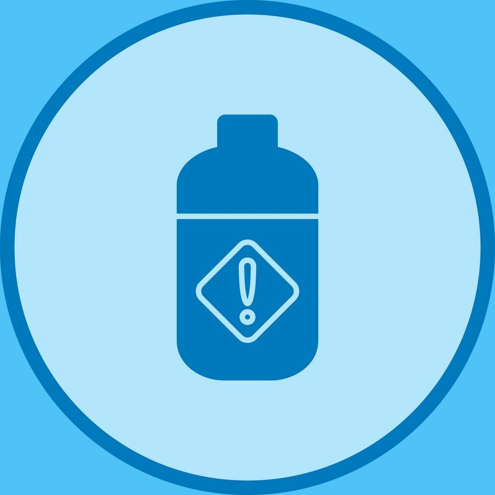 Pesticide Bottle Vector Icon
