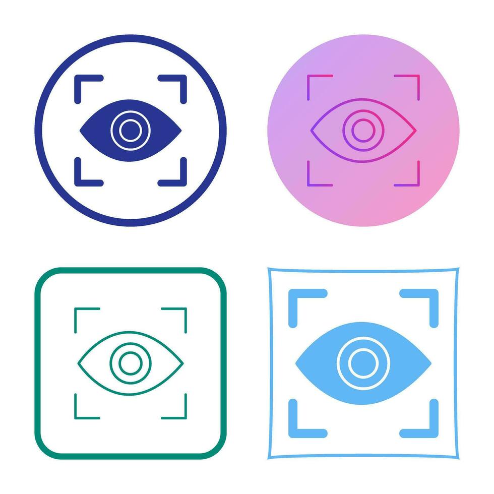 Eye Scan Vector Icon