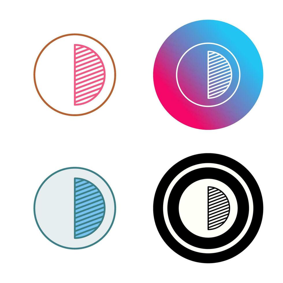 Unique Contrast Vector Icon