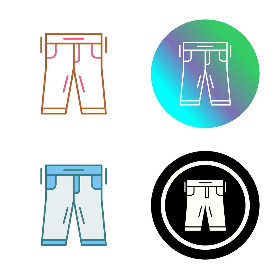 icono de vector de pantalones