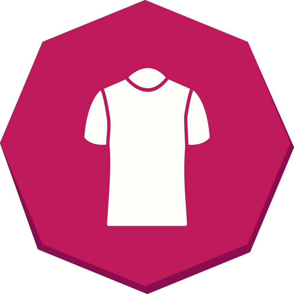 icono de vector de camisa de polo