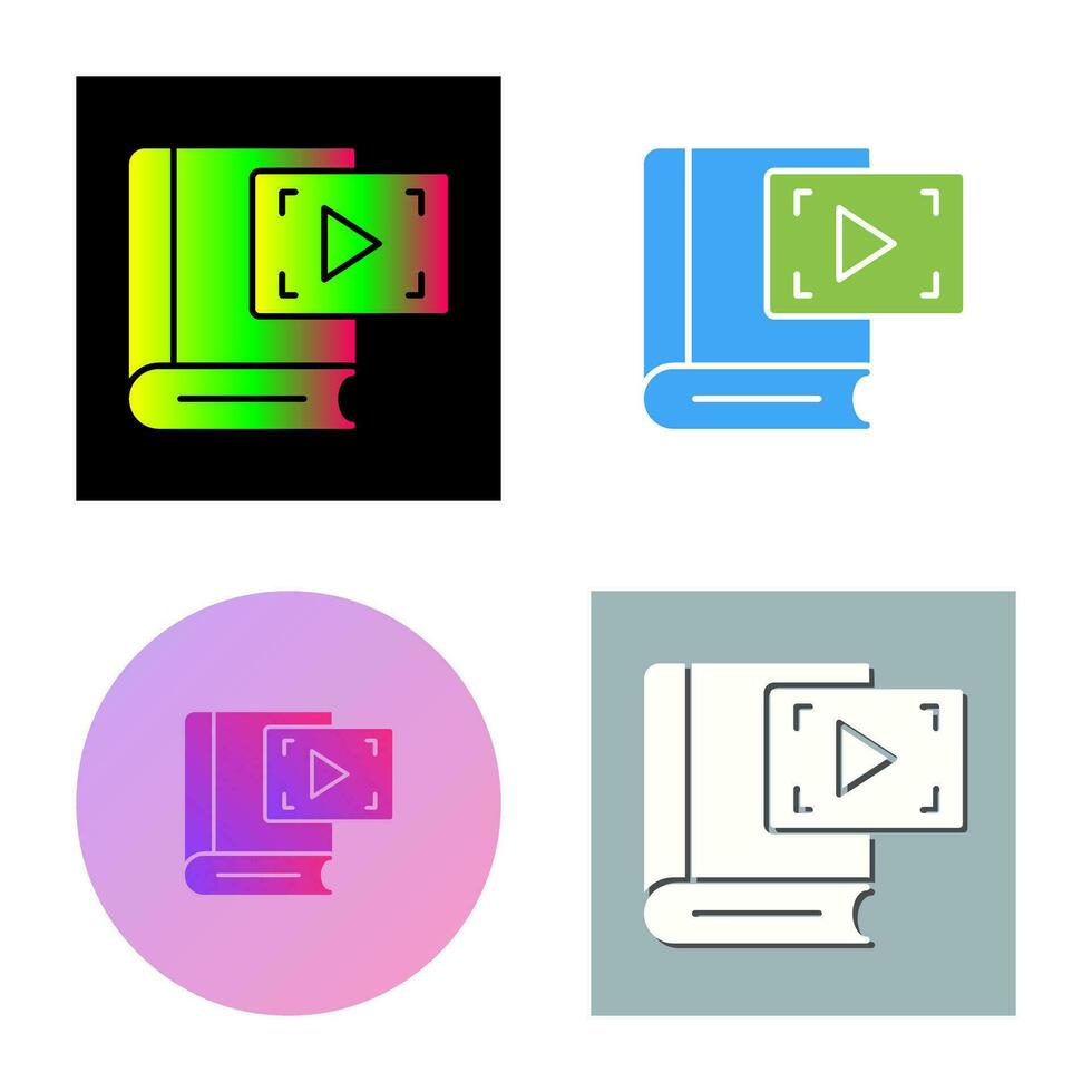 icono de vector de vídeo