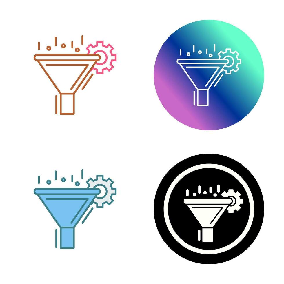Filtering Vector Icon