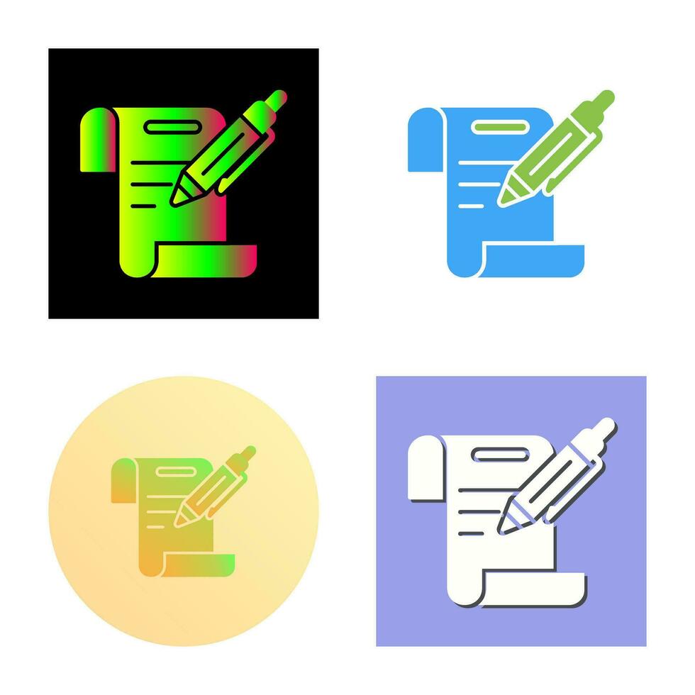 Contract Vector Icon