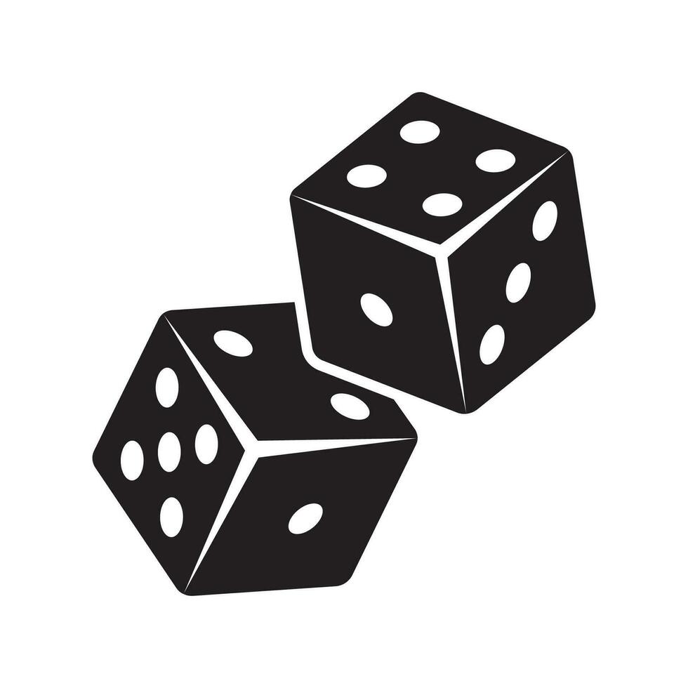 Dice Icon Vector Design Symbol illustration