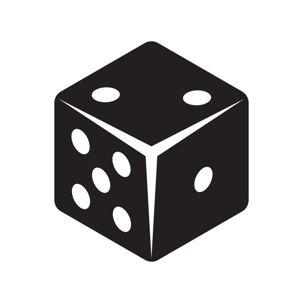 Dice Icon Vector Design Symbol illustration