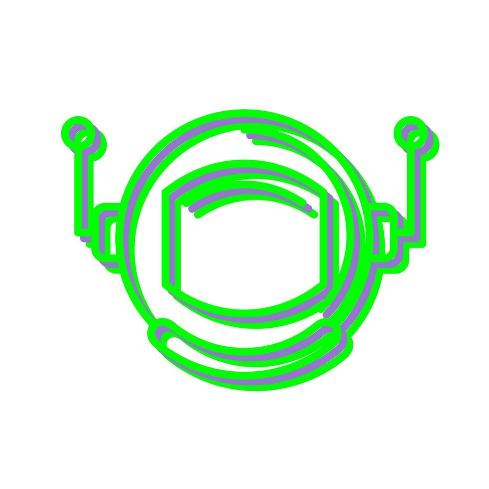 Astronaut Helmate Vector Icon