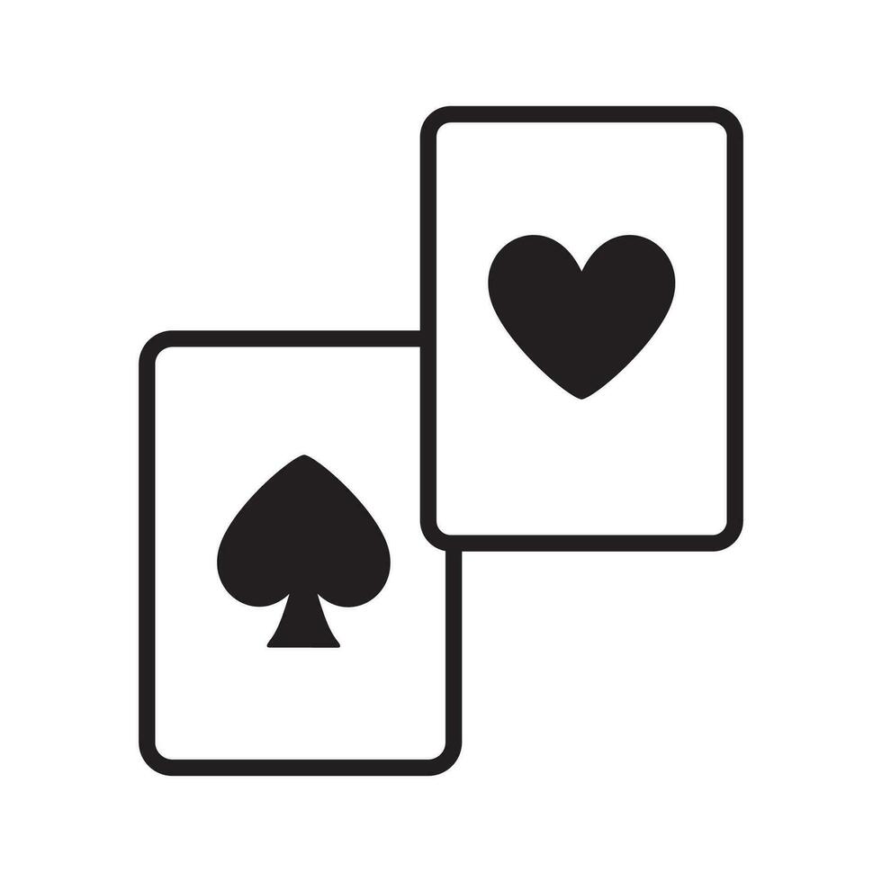 playing card  vector Design Symbol illustration