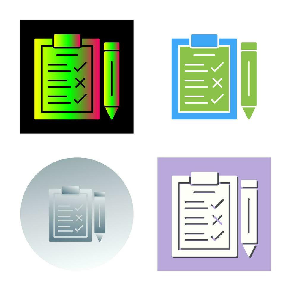 Clipboard Vector Icon