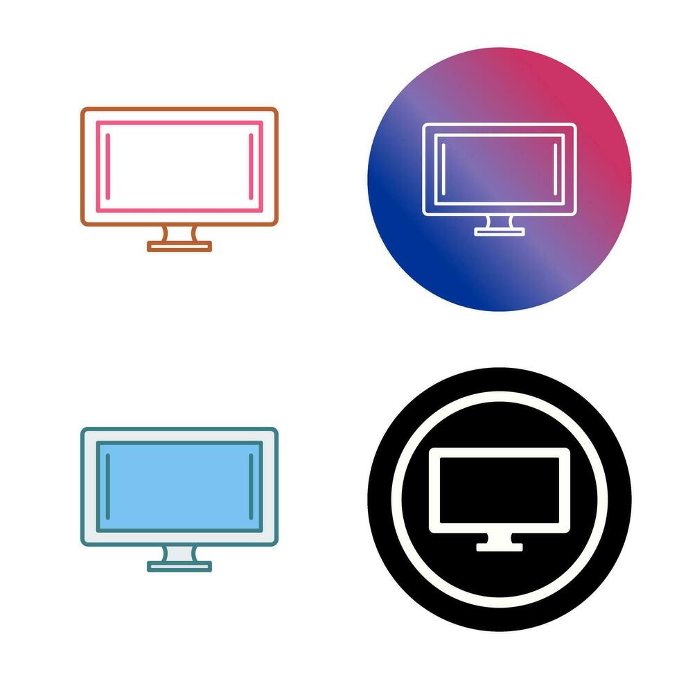 Monitor Vector Icon