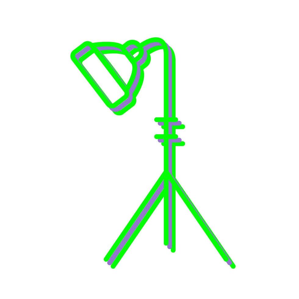 Unique Light Stand Vector Icon