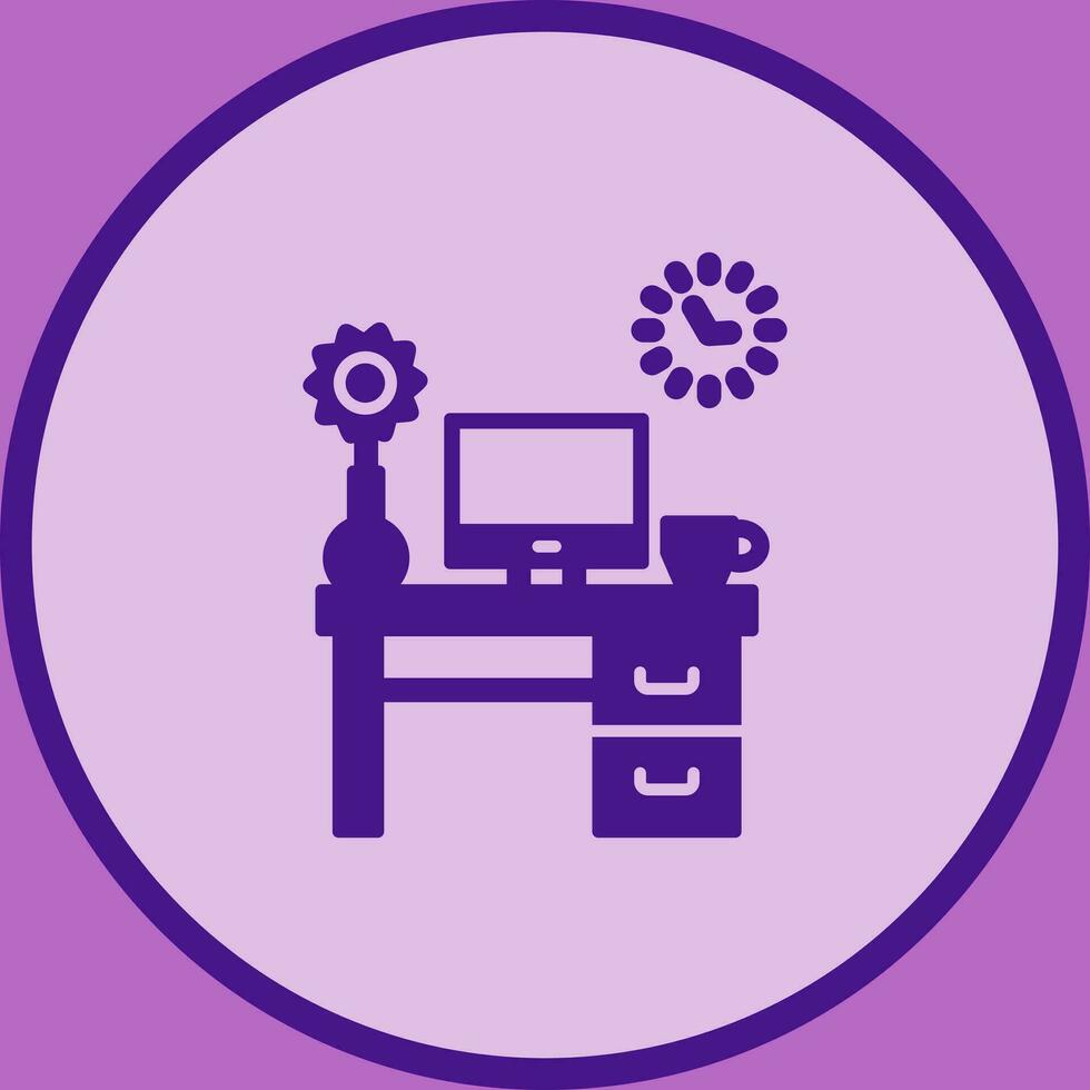 Work Table Vector Icon