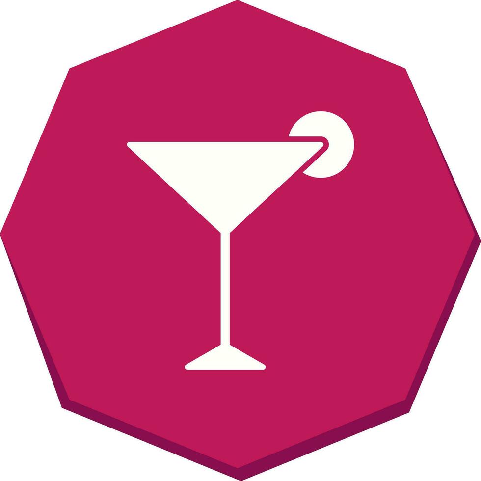 Unique Cosmopolitan Vector Icon