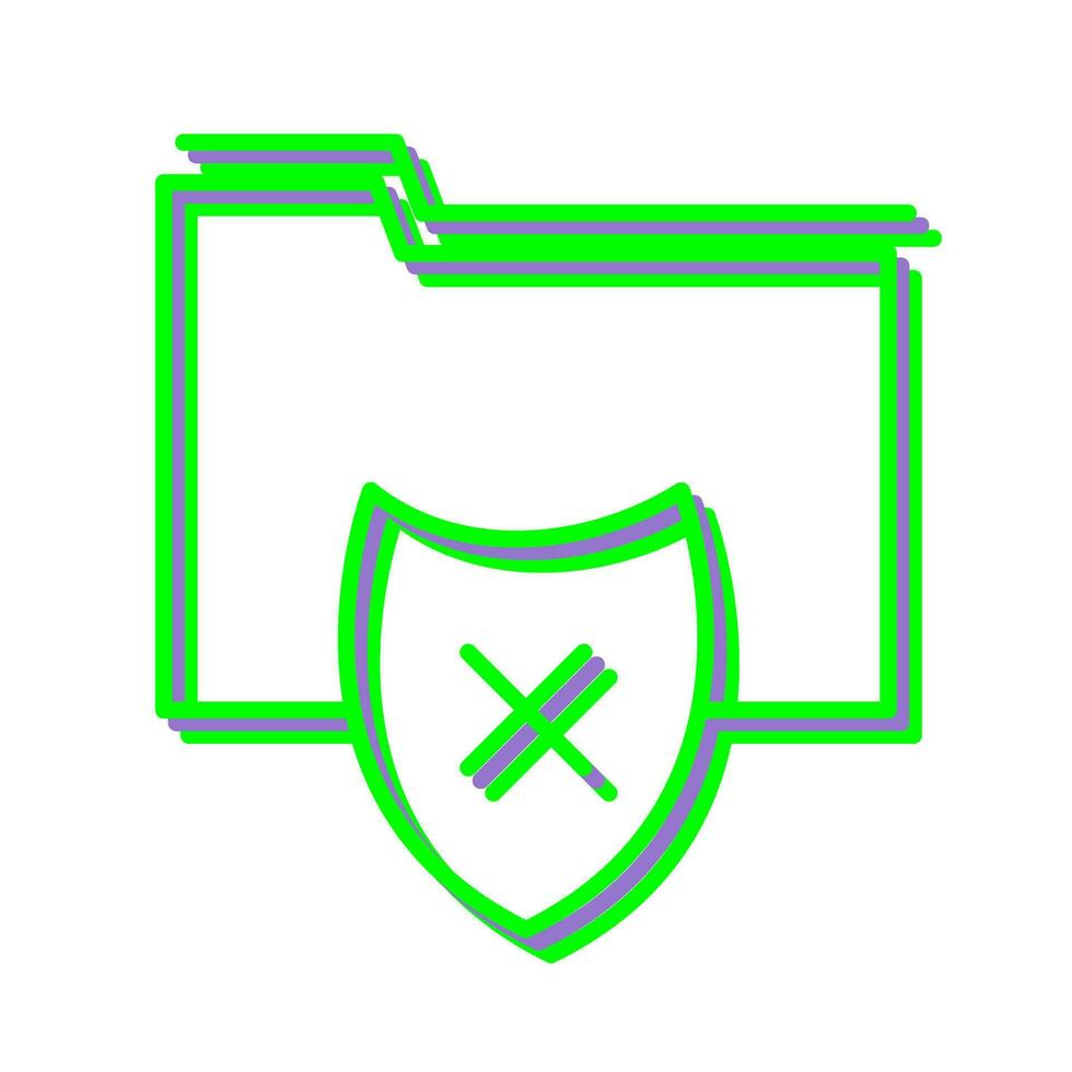 Vulnerable Folder Vector Icon