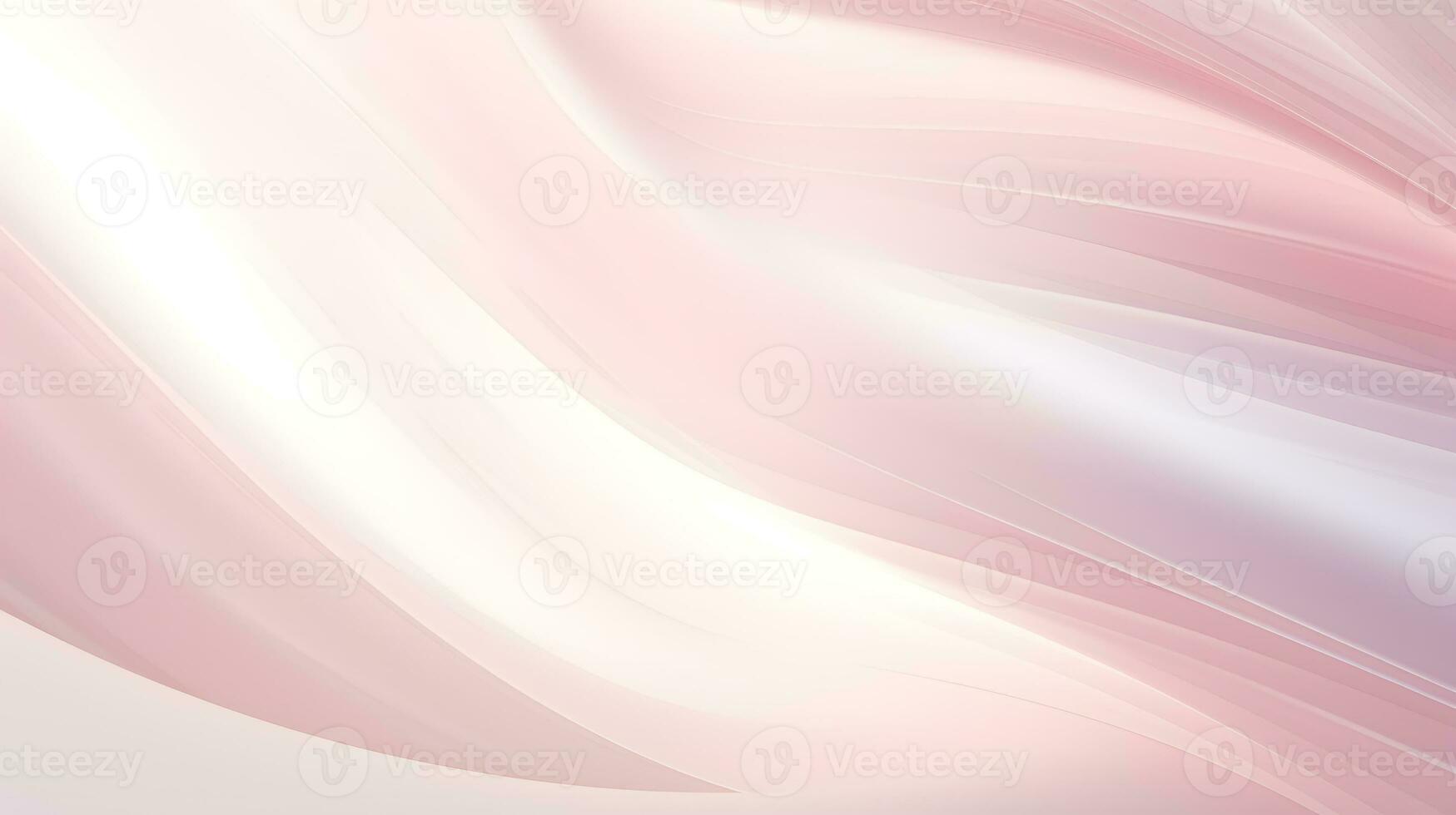 Abstract background with smooth lines in pastel pink and white colors photo