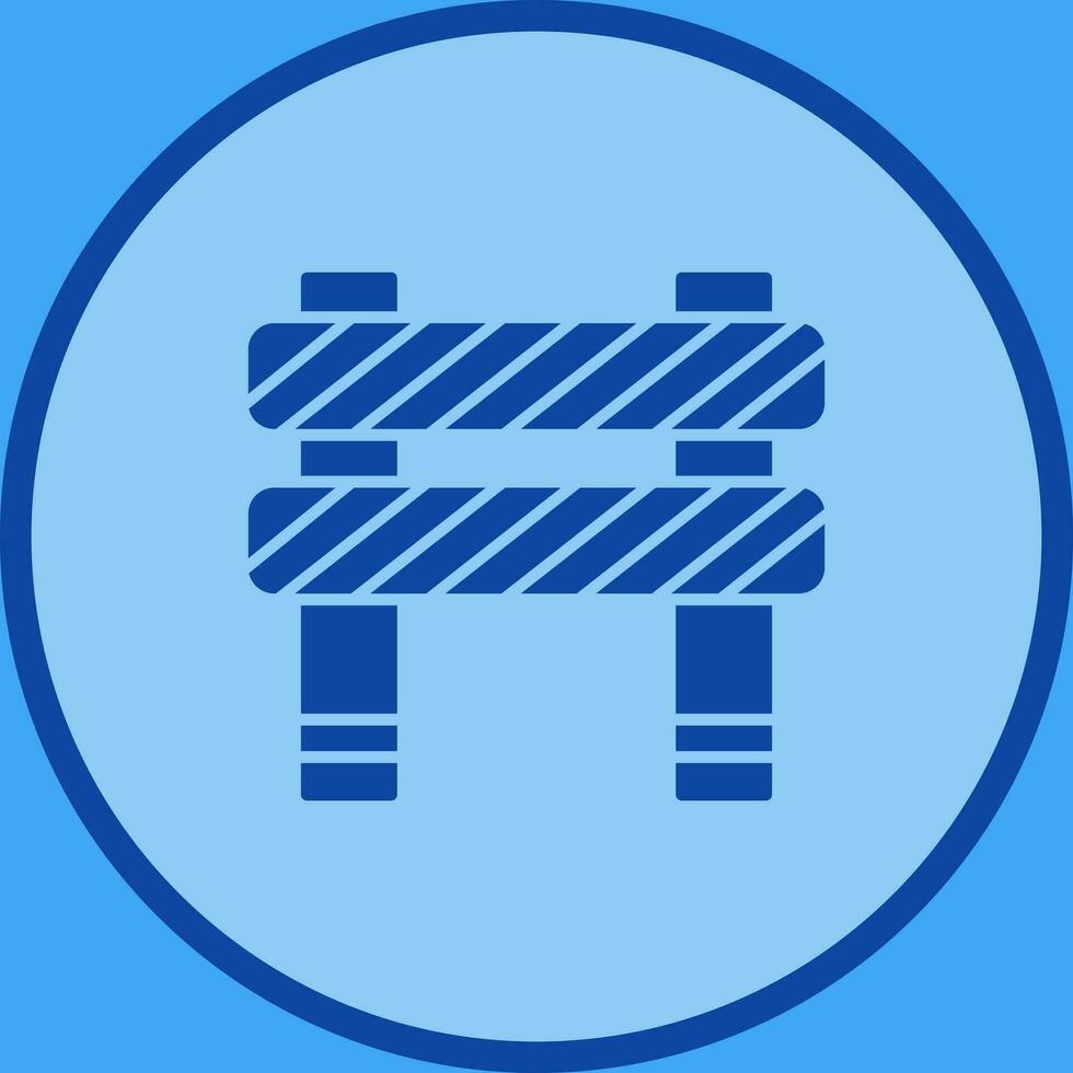 Unique Barrier Vector Icon