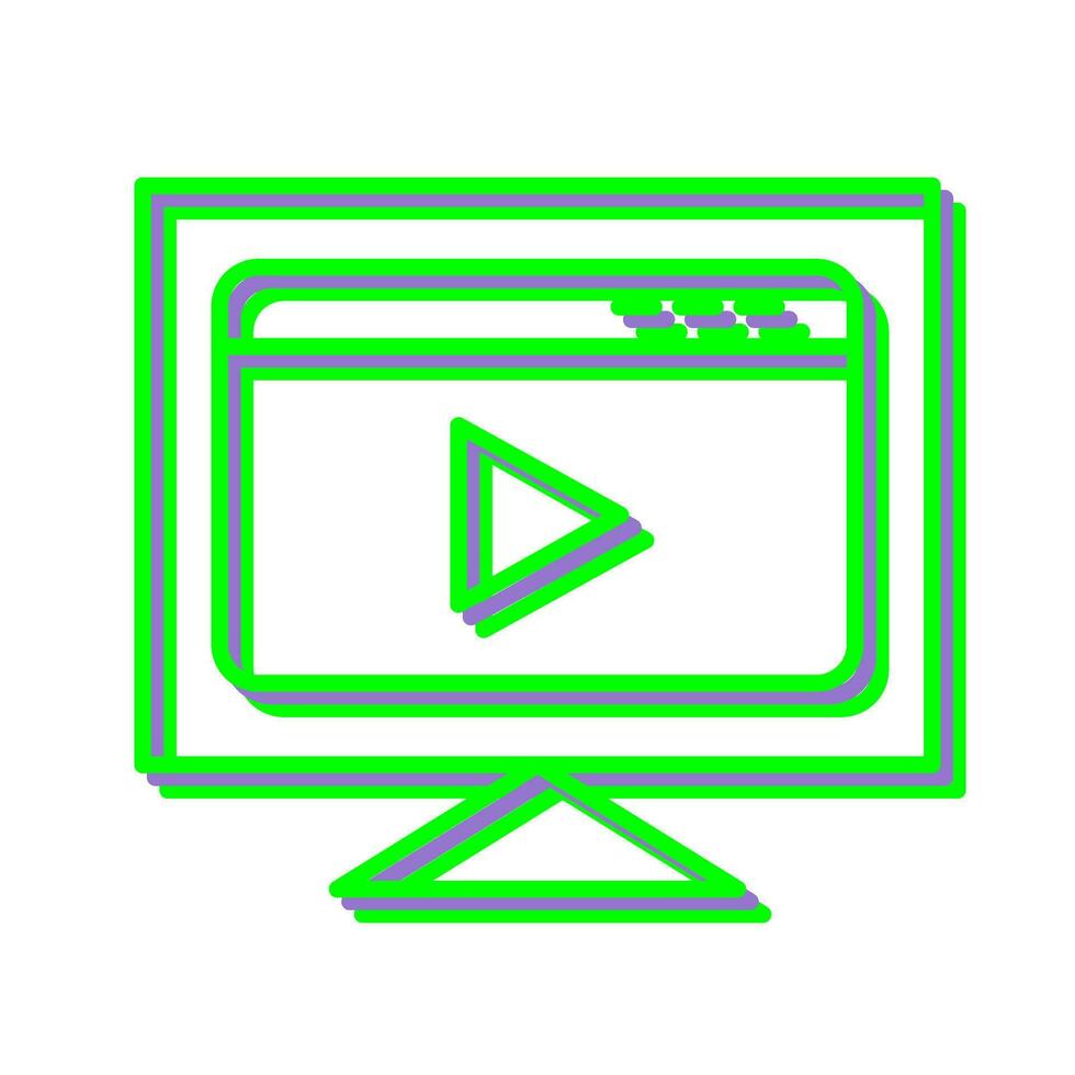 Video Streaming Vector Icon