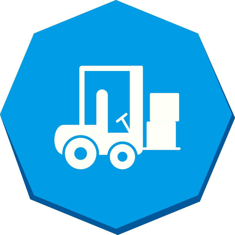 Forklifter Vector Icon