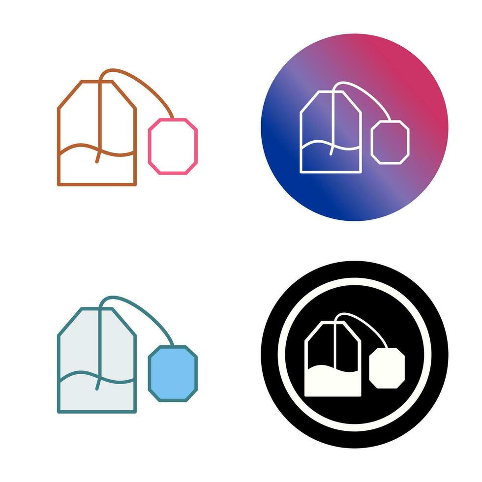 Tea Bag Vector Icon