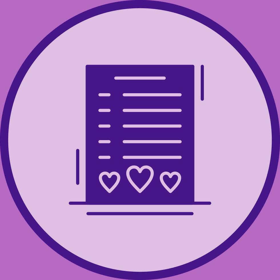 Wishlist Vector Icon