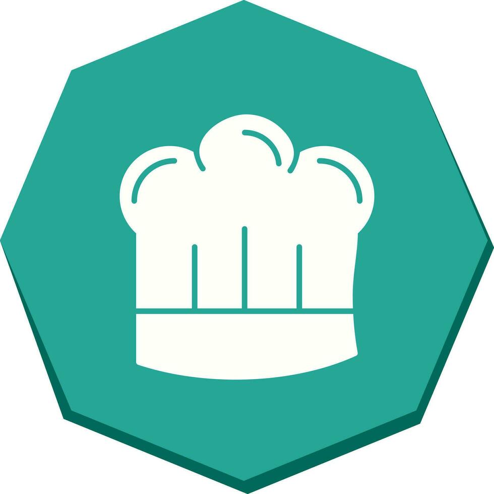 icono de vector de sombrero de chef