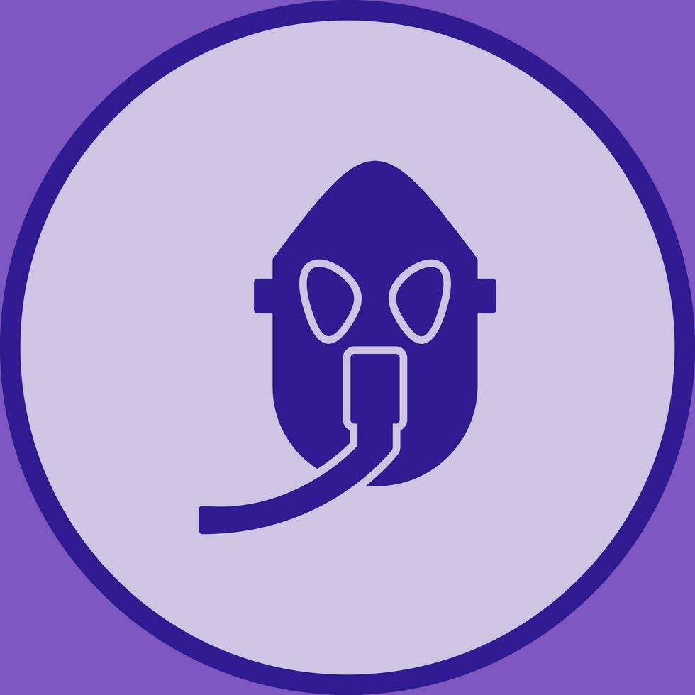 Unique Oxygen Mask Vector Icon