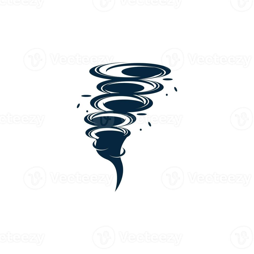 Tornado logo symbol vector illustration design photo