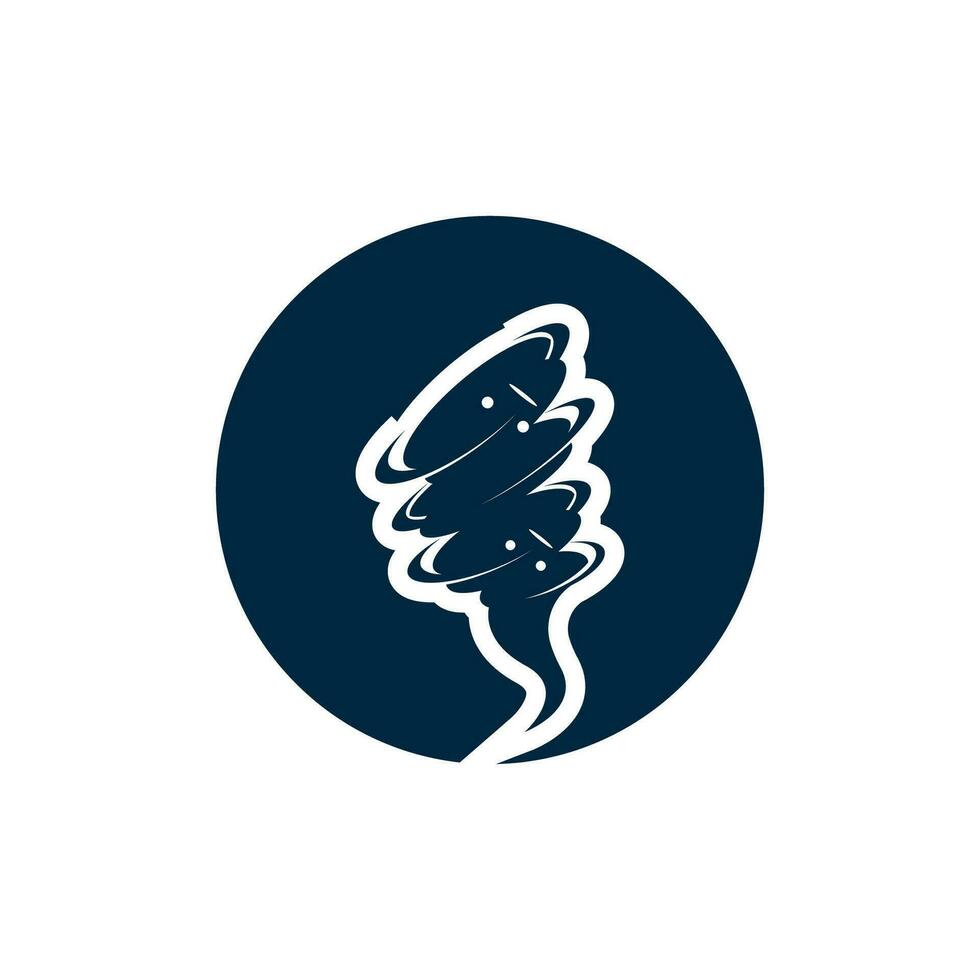 Tornado logo symbol vector illustration design