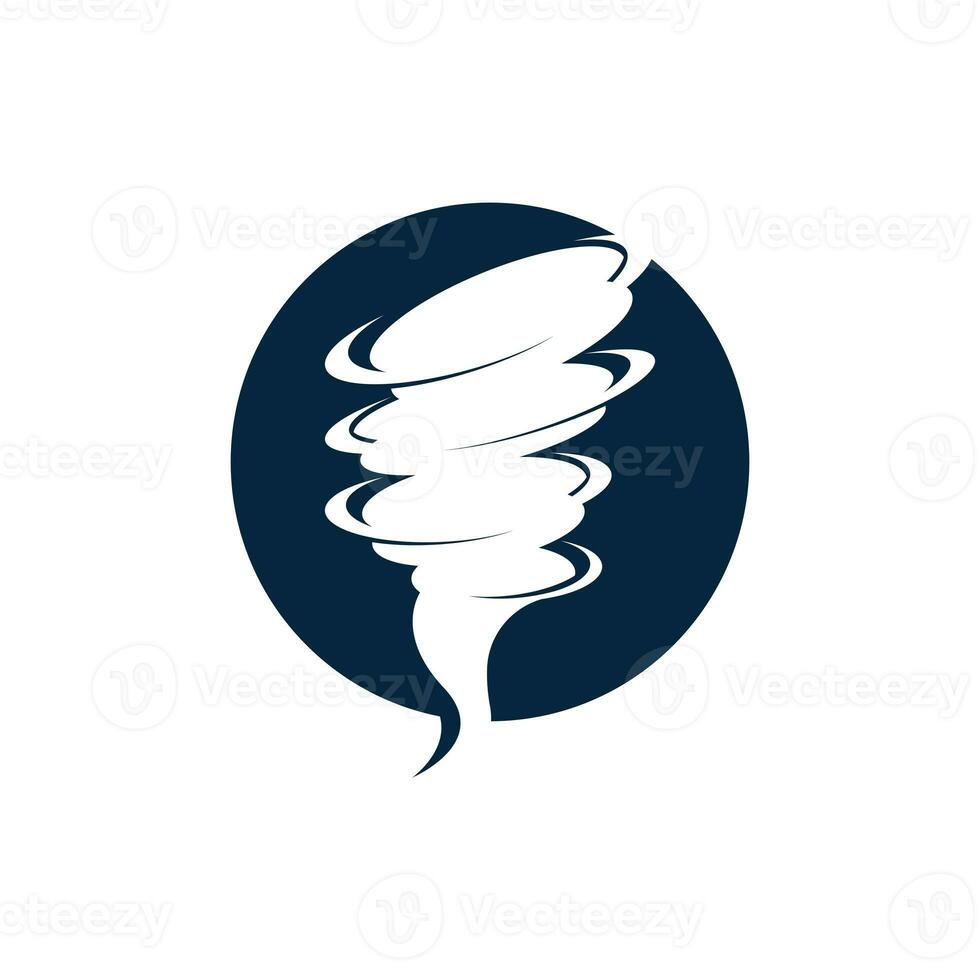 Tornado logo symbol vector illustration design photo