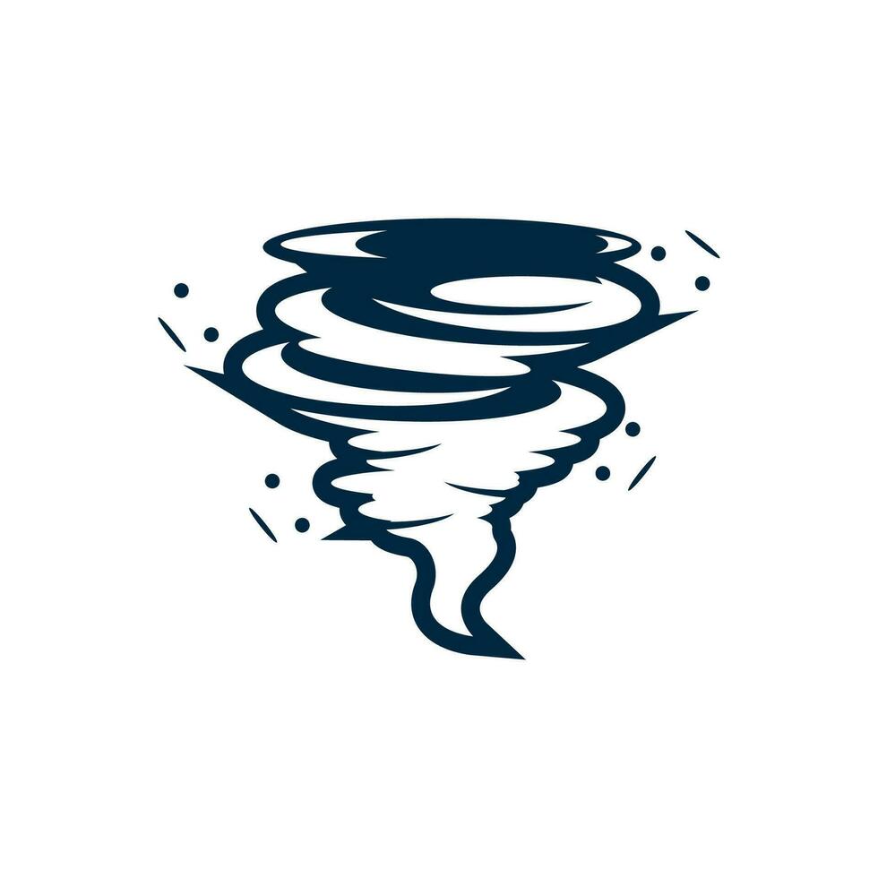 tornado logo símbolo vector ilustración diseño