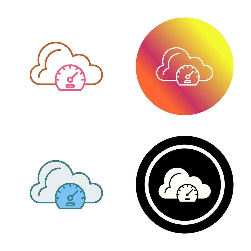 Speed Test Vector Icon