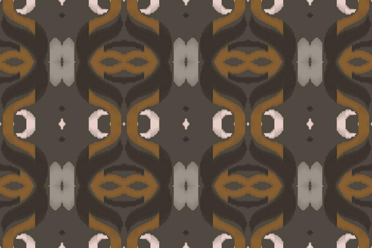 Ikat Damask Paisley Embroidery Background. Ikat Print Geometric Ethnic Oriental Pattern Traditional. Ikat Aztec Style Abstract Design for Print Texture,fabric,saree,sari,carpet. vector