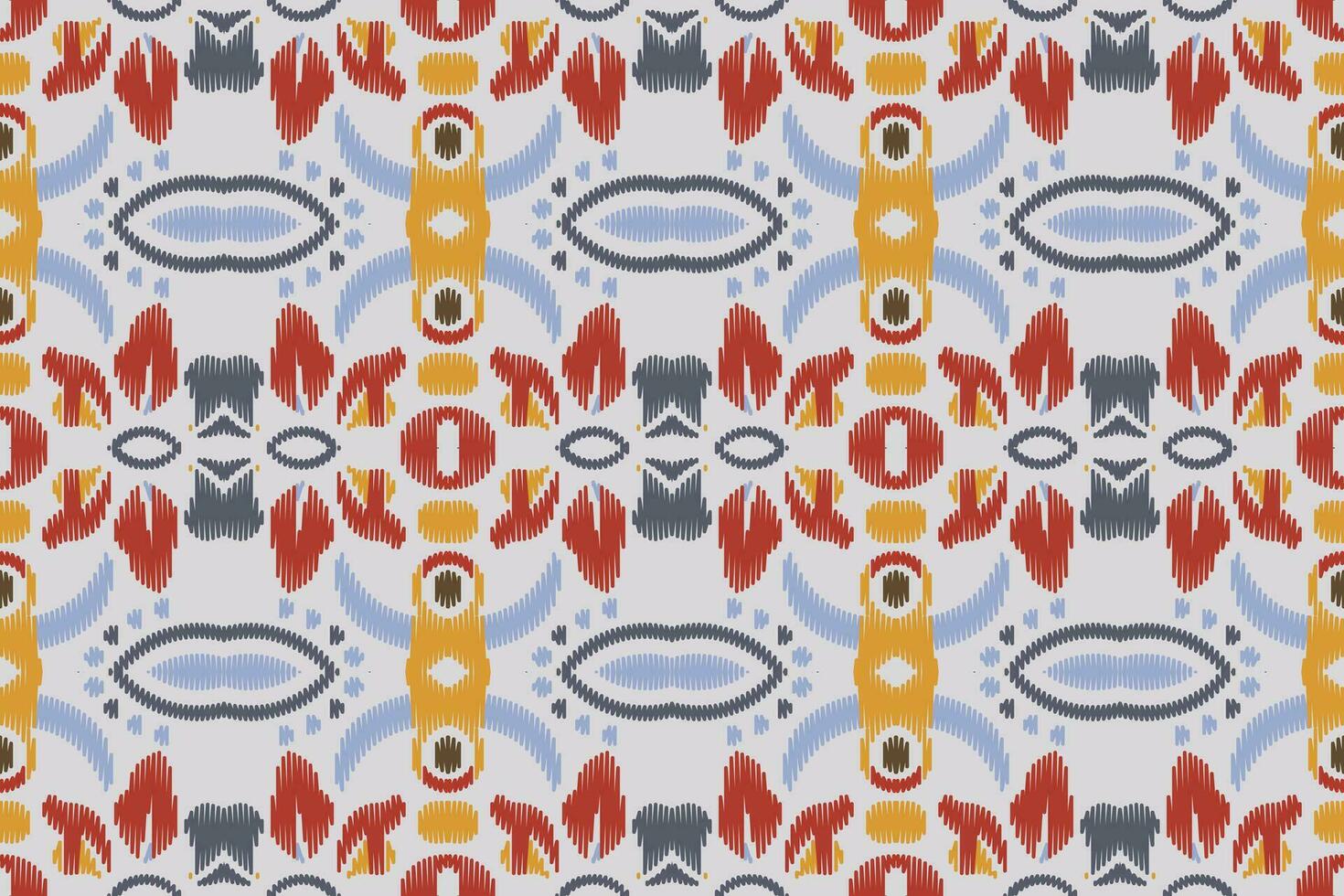 Ikat Damask Paisley Embroidery Background. Ikat Stripes Geometric Ethnic Oriental Pattern Traditional. Ikat Aztec Style Abstract Design for Print Texture,fabric,saree,sari,carpet. vector