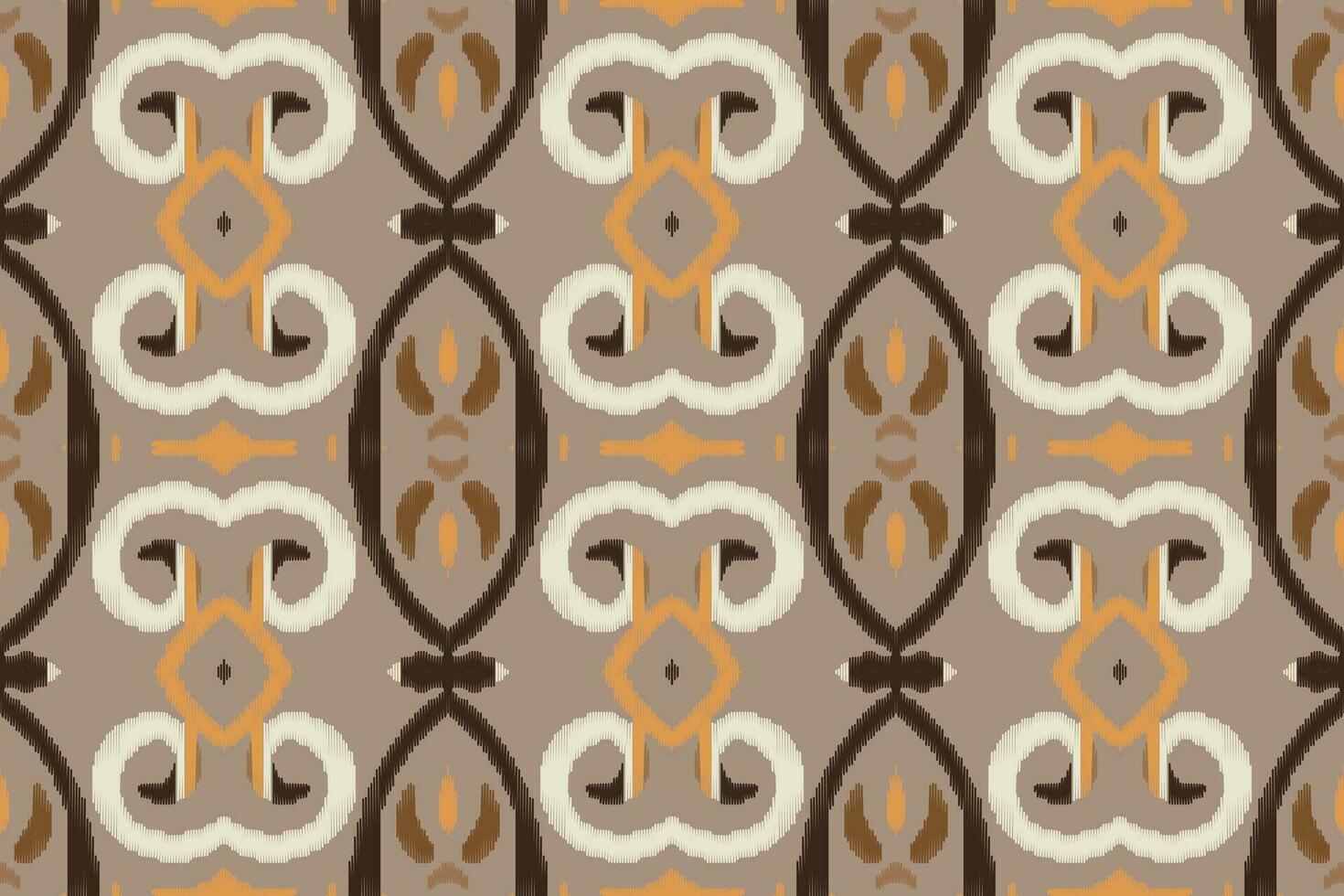 ikat floral cachemir bordado antecedentes. ikat floral geométrico étnico oriental modelo tradicional.azteca estilo resumen vector ilustración.diseño para textura,tela,ropa,envoltura,pareo.