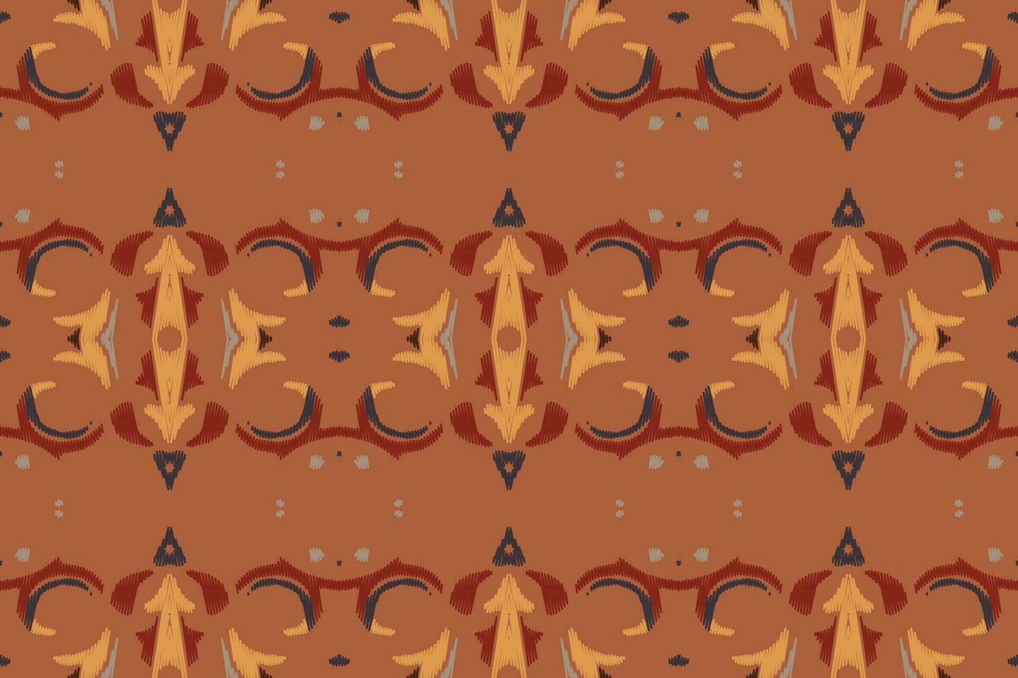 ikat floral cachemir bordado antecedentes. ikat triángulo geométrico étnico oriental modelo tradicional. ikat azteca estilo resumen diseño para impresión textura,tela,sari,sari,alfombra. vector