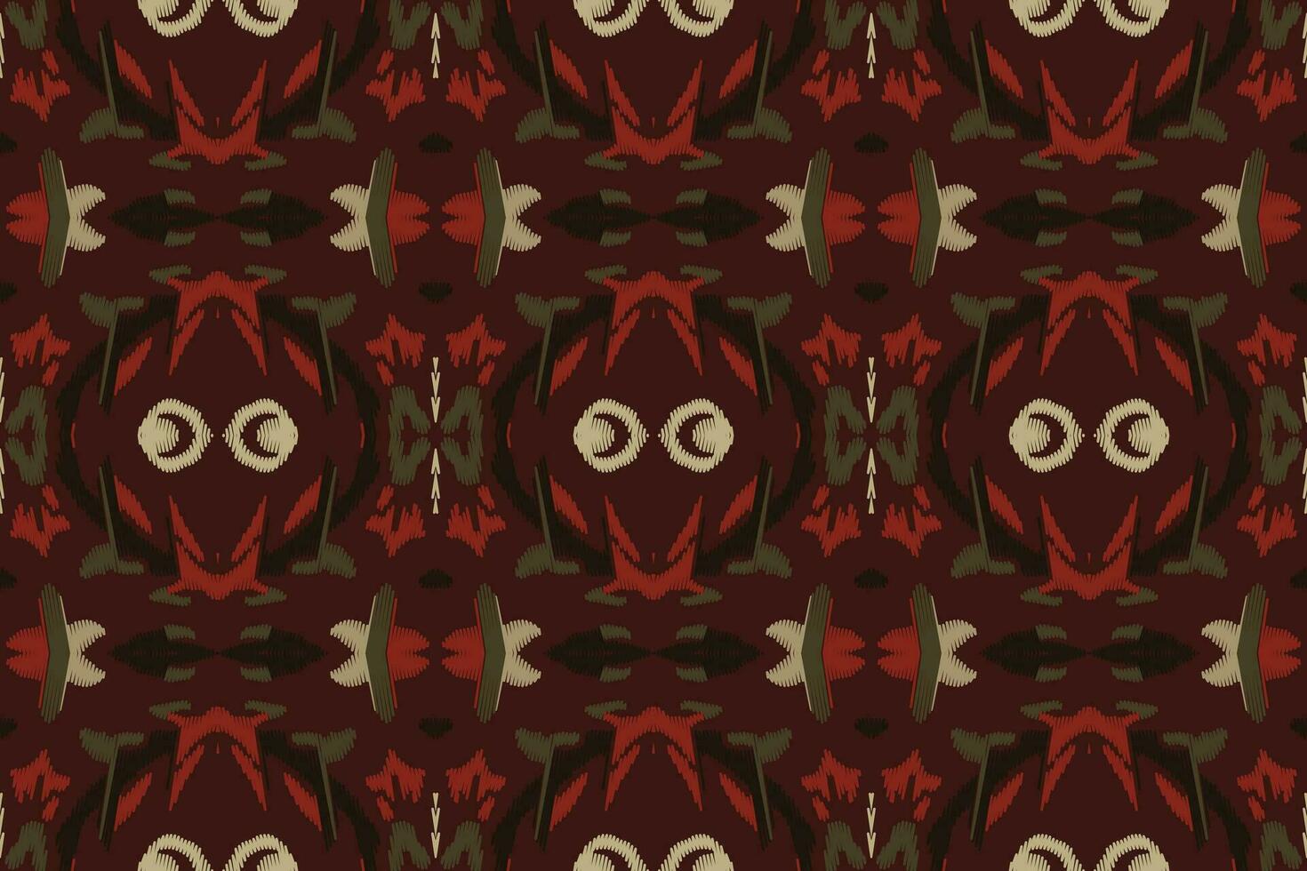 Motif Ikat Paisley Embroidery Background. Ikat Diamond Geometric Ethnic Oriental Pattern Traditional. Ikat Aztec Style Abstract Design for Print Texture,fabric,saree,sari,carpet. vector