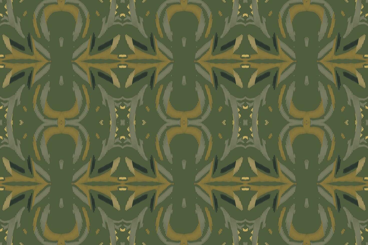 Ikat Damask Paisley Embroidery Background. Ikat Prints Geometric Ethnic Oriental Pattern Traditional. Ikat Aztec Style Abstract Design for Print Texture,fabric,saree,sari,carpet. vector