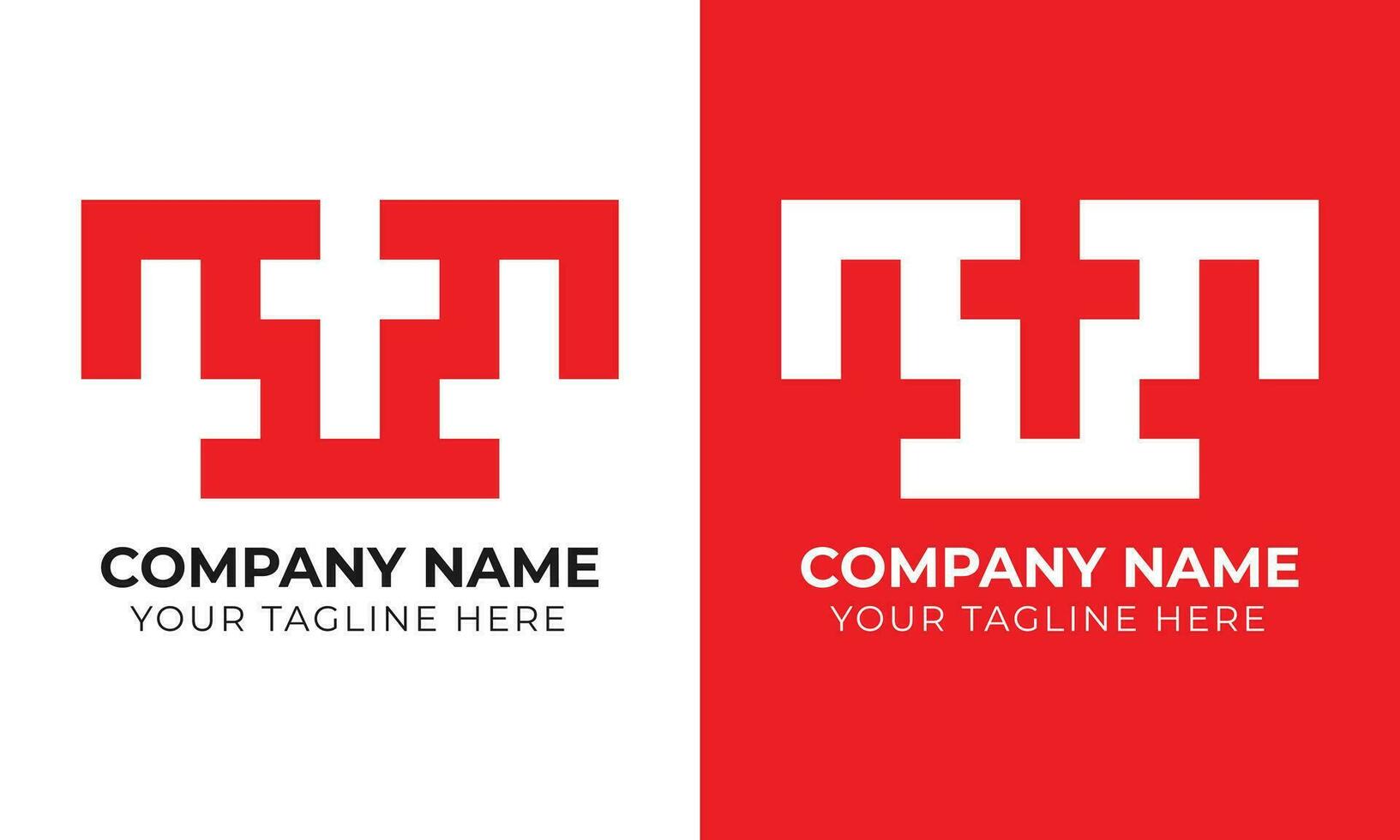 Creative modern minimal abstract monogram initial letter t logo design template Free Vector