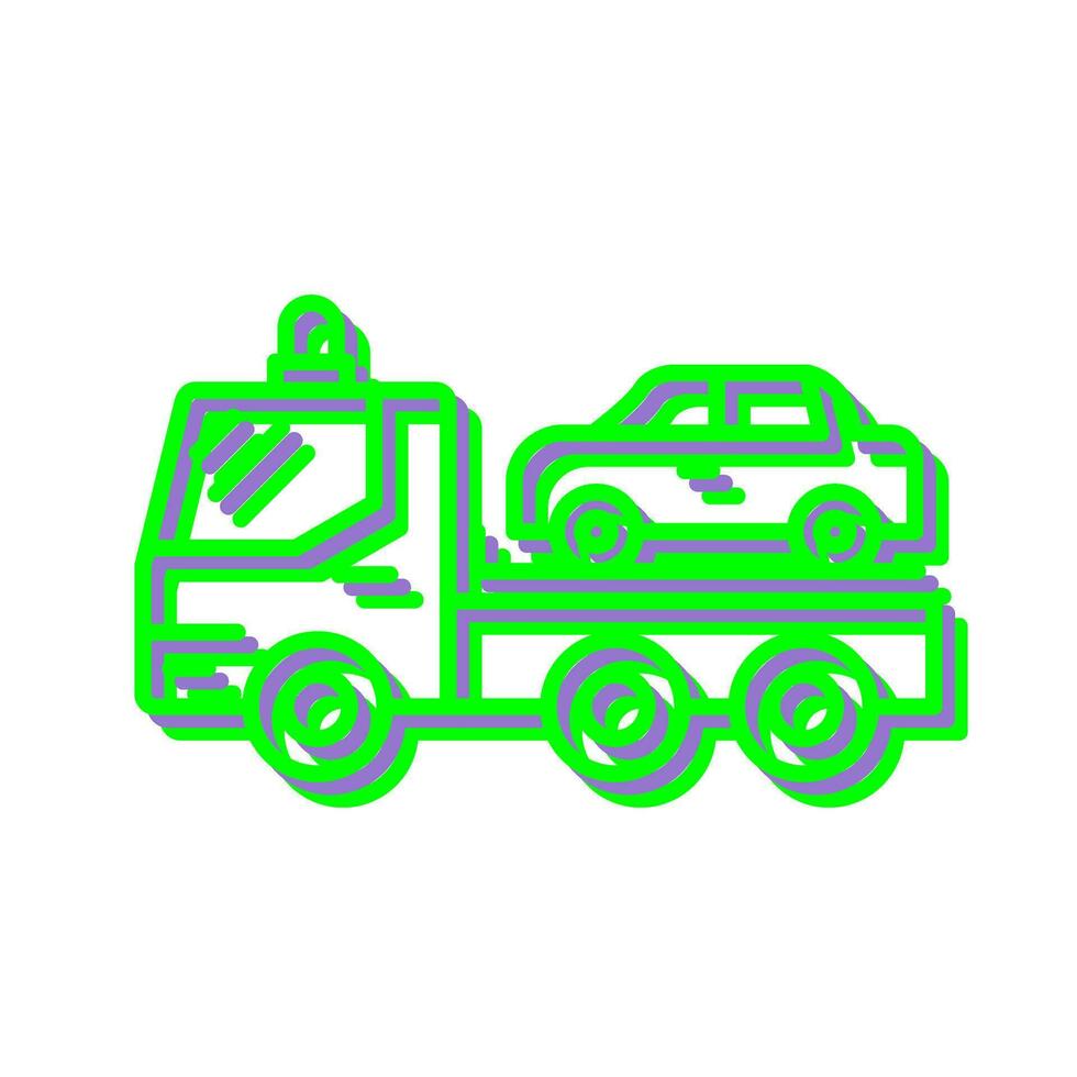 Tow Truck Vector Icon