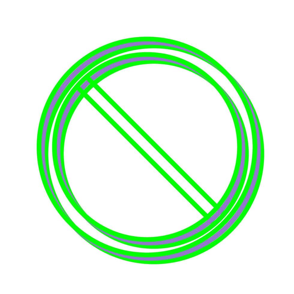 Prohibited Vector Icon