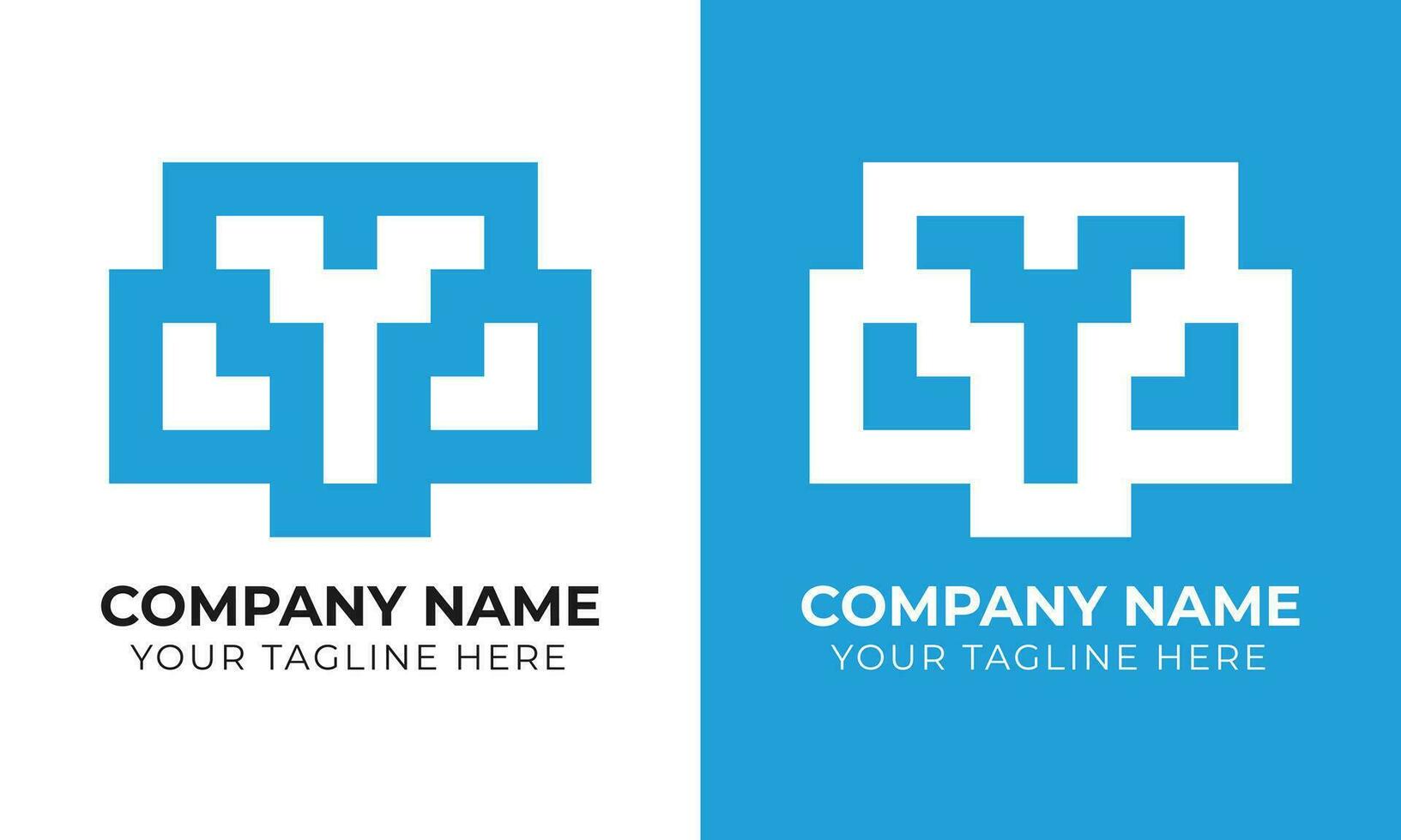 Creative modern minimal abstract monogram initial letter t logo design template Free Vector