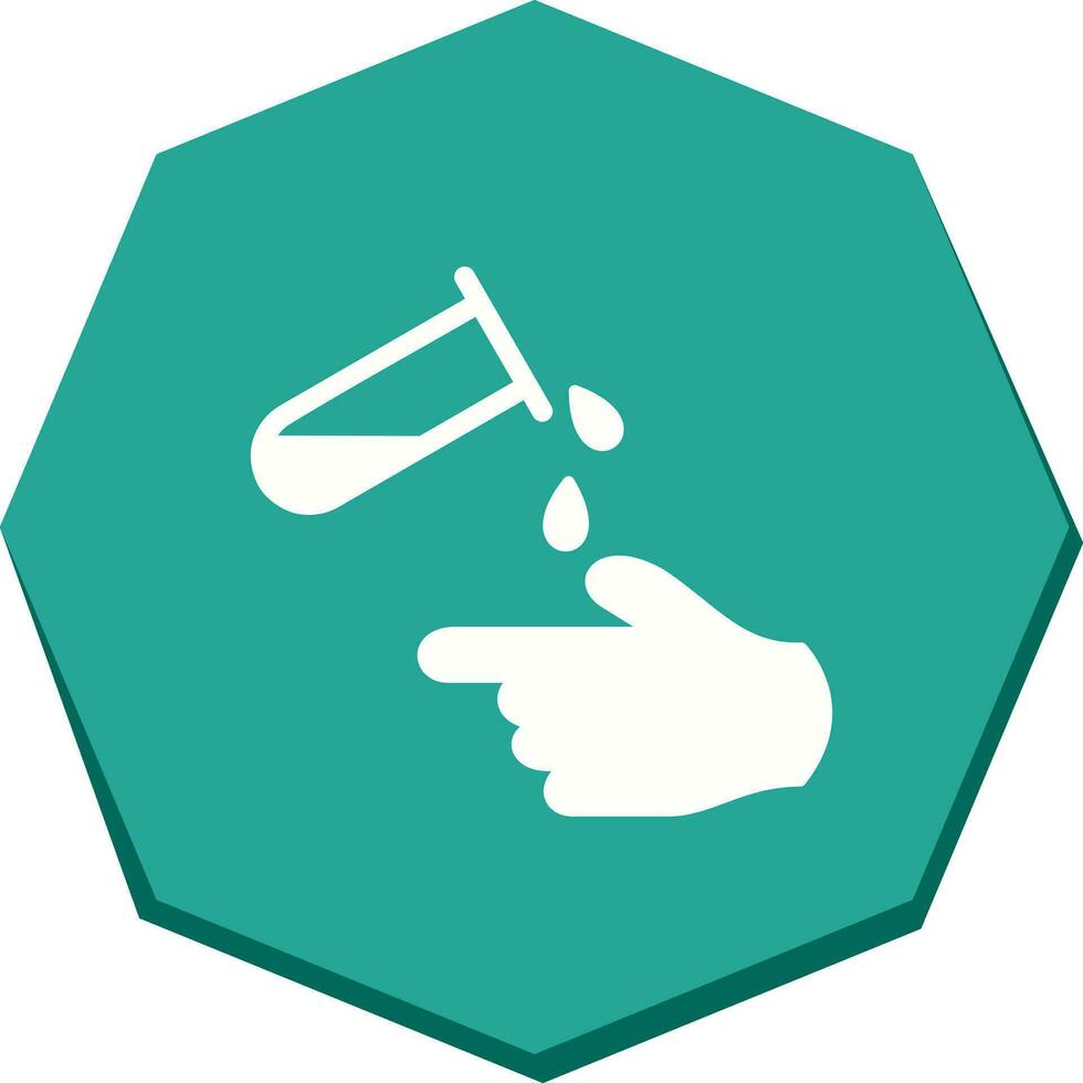 Corrosive Hazard Vector Icon
