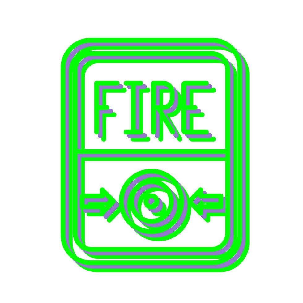 Fire Button Vector Icon
