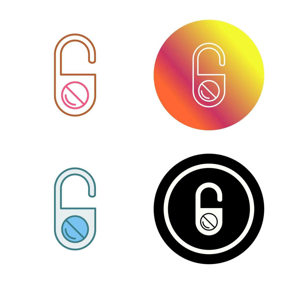 Do Not Disturb Vector Icon