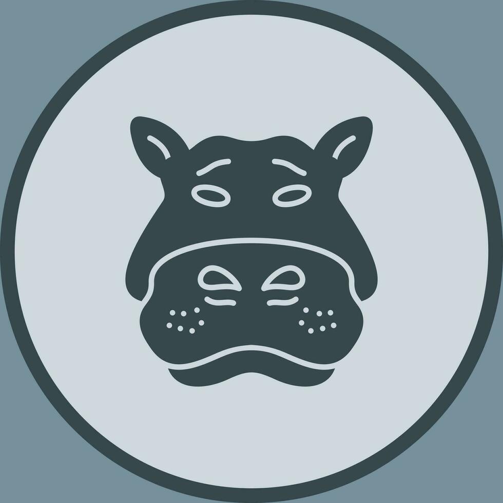 Hippo Vector Icon